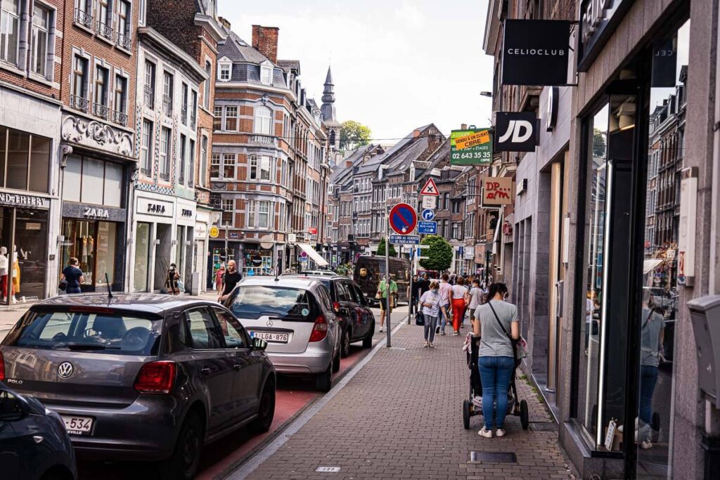 Rue de Fer in Namur, Belgium