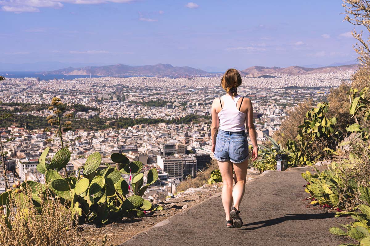 Lycabettus hill in Athens