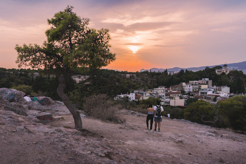 Sunset in Athens - why visit Greece?