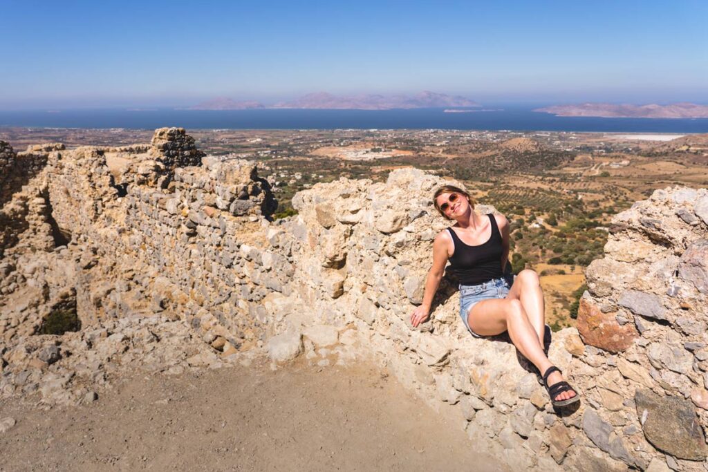 Me sitting on a ruin in Kos island, Greece