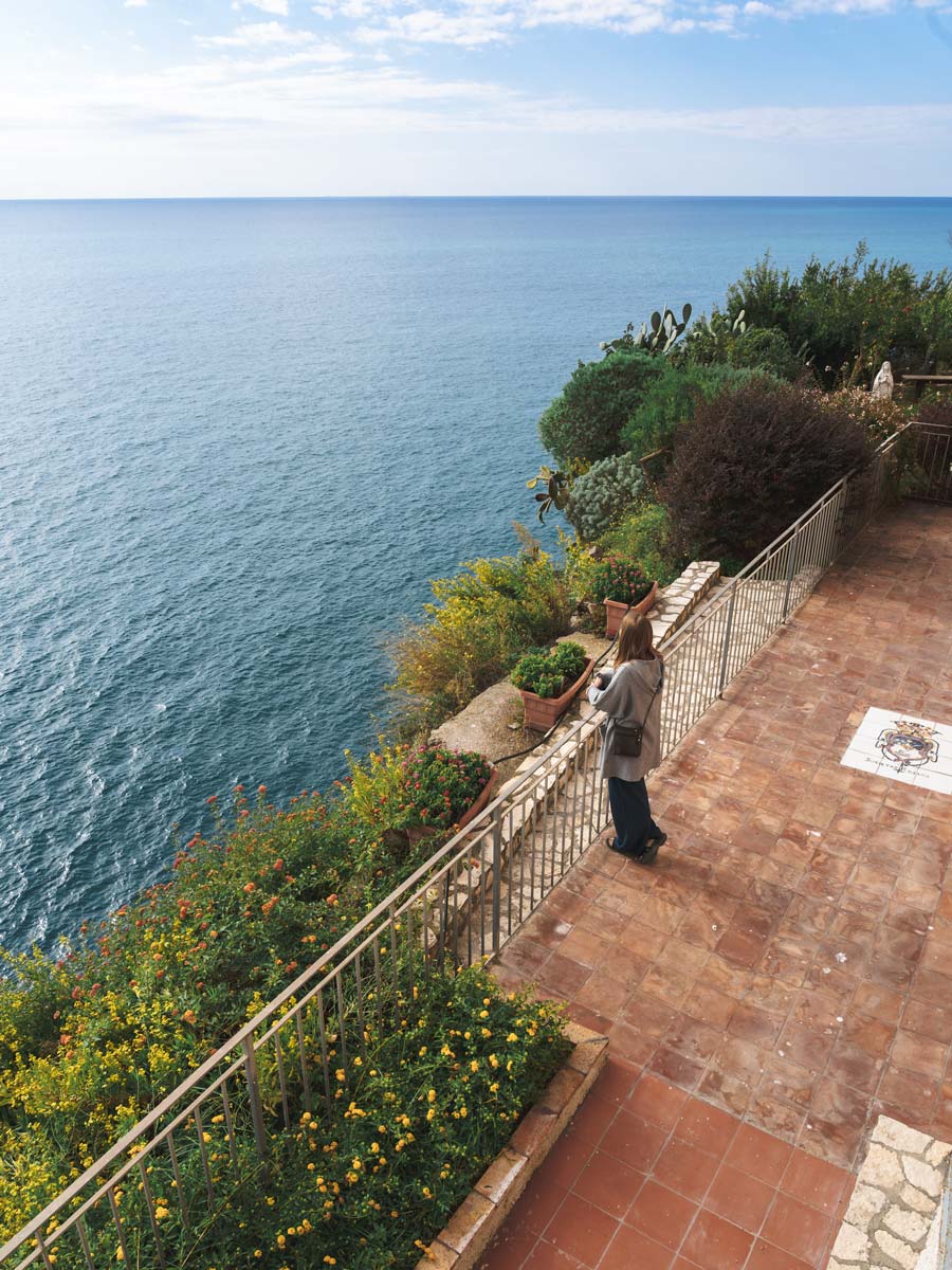 Sea viewpoint in Gaeta